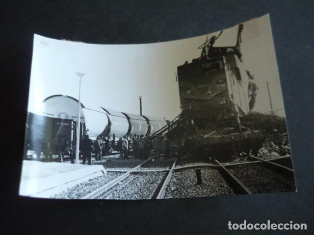 Antique Photography: MURCIA ACCIDENTE FERROVARIO ANTIGUA FOTOGRAFIA ORIGINAL 12 X 18 CM