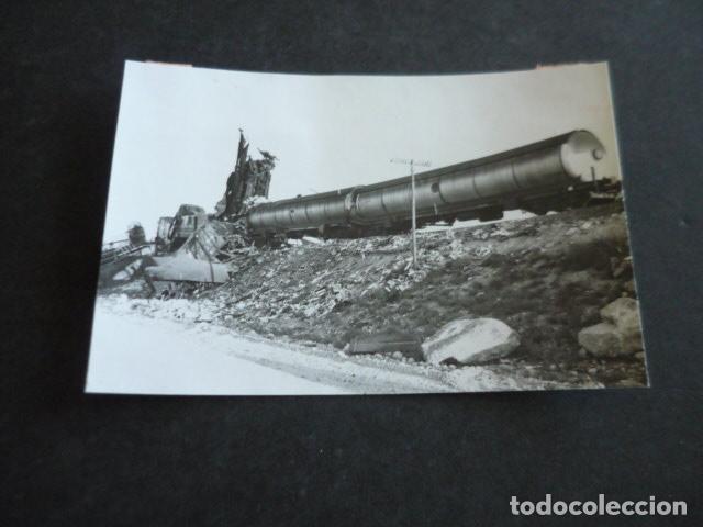 Antique Photography: MURCIA ACCIDENTE FERROVARIO ANTIGUA FOTOGRAFIA ORIGINAL 9 X 14 CM