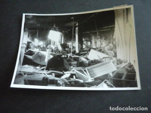 Alte Fotografie: MADRID TELEFONICA RIOS ROSAS ATENTADO TERRORISTA ANTIGUA FOTOGRAFIA ORIGINAL 13 X 18 CM