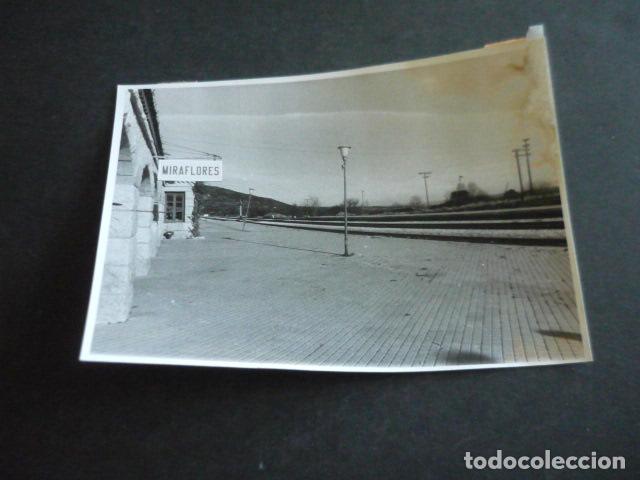 Alte Fotografie: MIRAFLORES DE LA SIERRA MADRID ACCIDENTE FERROVIARIO ANTIGUA FOTOGRAFIA ORIGINAL 13 X 18 CM
