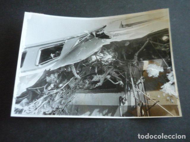 Alte Fotografie: MIRAFLORES DE LA SIERRA MADRID ACCIDENTE FERROVIARIO ANTIGUA FOTOGRAFIA ORIGINAL 13 X 18 CM