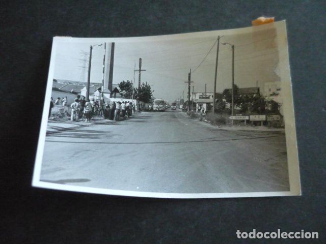 Alte Fotografie: CHIRIVELLA VALENCIA ACCIDENTE FERROVIARIO ANTIGUA FOTOGRAFIA ORIGINAL 13 X 9 CM