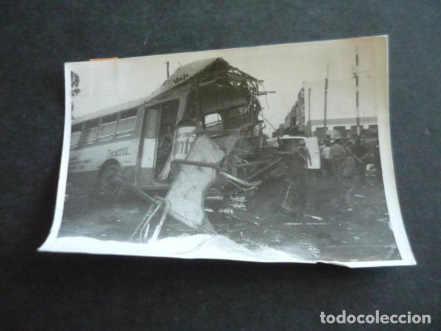 Alte Fotografie: CHIRIVELLA VALENCIA ACCIDENTE FERROVIARIO ANTIGUA FOTOGRAFIA ORIGINAL 13 X 9 CM