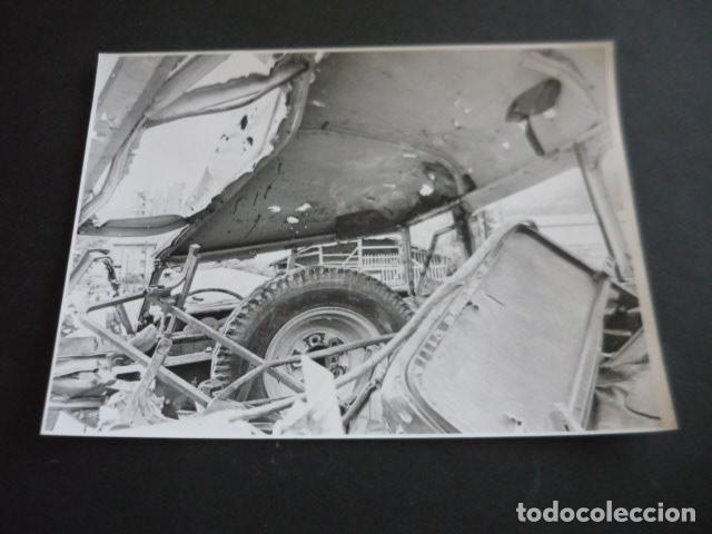Photographie ancienne: PE&Ntilde;A LEMONA VIZCAYA ATENTADO ETA TERRORISMO ANTIGUA FOTOGRAFIA ORIGINAL 24 X 18 CM