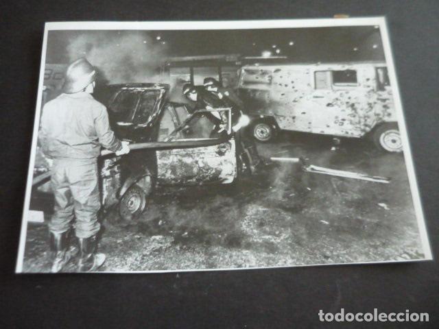 Photographie ancienne: BARCELONA COCHE BOMBA ATENTADO TERRORISTA ETA ANTIGUA FOTOGRAFIA ORIGINAL 18 X 24 CM