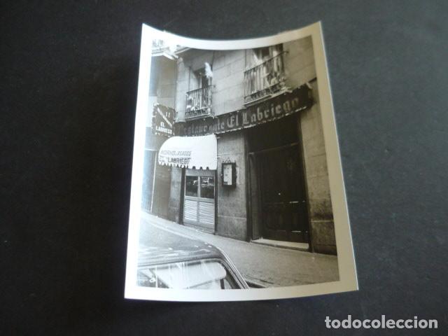 Fotografia antiga: MADRID MESON EL LABRIEGO ANTIGUA FOTOGRAFIA ORIGINAL 13 X 18 CM