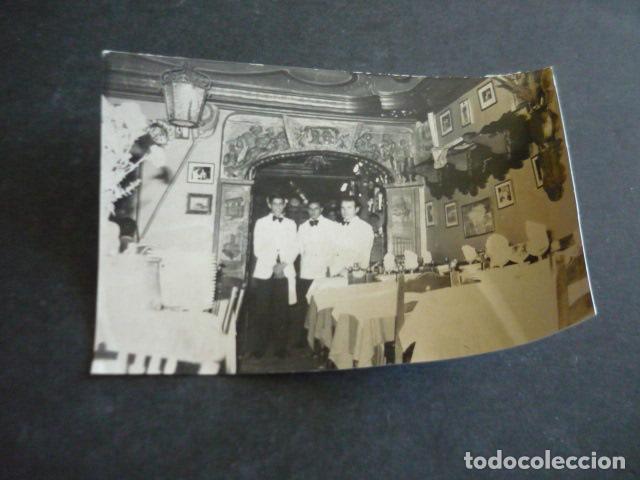 Photographie ancienne: MADRID RESTAURANTE ANTIGUA FOTOGRAFIA ORIGINAL 12 X 16 CM