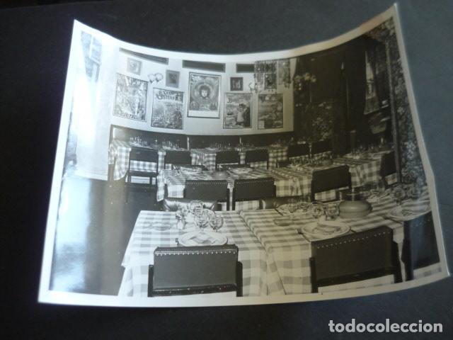 Antique Photography: MADRID LA BISTROQUET RESTAURANTE ANTIGUA FOTOGRAFIA ORIGINAL 24 X 18 CM