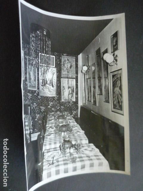 Antique Photography: MADRID LA BISTROQUET RESTAURANTE ANTIGUA FOTOGRAFIA ORIGINAL 24 X 18 CM