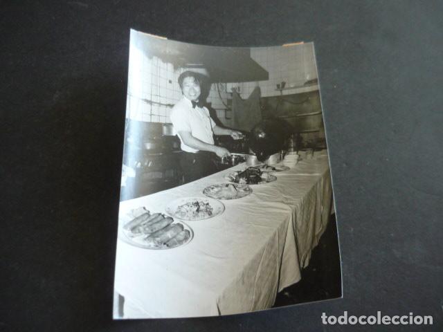 Fotograf&iacute;a antigua: MADRID RESTAURANTE CHINO LA CASA DE PIEDRA CALLE VALVERDE ANTIGUA FOTOGRAFIA ORIGINAL 13 X 18 CM