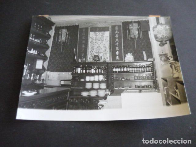 Antique Photography: MADRID RESTAURANTE CHINO LA CASA DE PIEDRA CALLE VALVERDE ANTIGUA FOTOGRAFIA ORIGINAL 24 X 18 CM