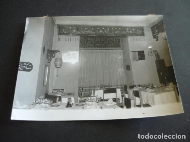 Fotografia antiga: MADRID RESTAURANTE CHINO LA CASA DE PIEDRA CALLE VALVERDE ANTIGUA FOTOGRAFIA ORIGINAL 24 X 18 CM
