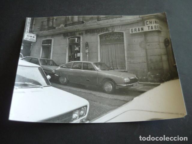 Fotografia antica: MADRID RESTAURANTE CHINO LA CASA DE PIEDRA CALLE VALVERDE ANTIGUA FOTOGRAFIA ORIGINAL 24 X 18 CM