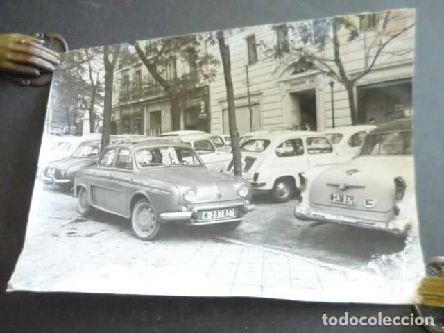 Antique Photography: MADRID PASEO DE RECOLETOS ANTIGUA FOTOGRAFIA ORIGINAL 18 X 24 CM