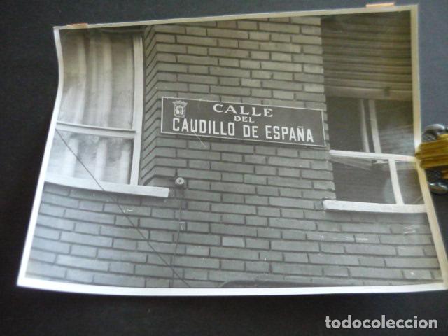 Fotograf&iacute;a antigua: MADRID CALLE DEL CAUDILLO DE ESPA&Ntilde;A ANTIGUA FOTOGRAFIA ORIGINAL 18 X 24 CM