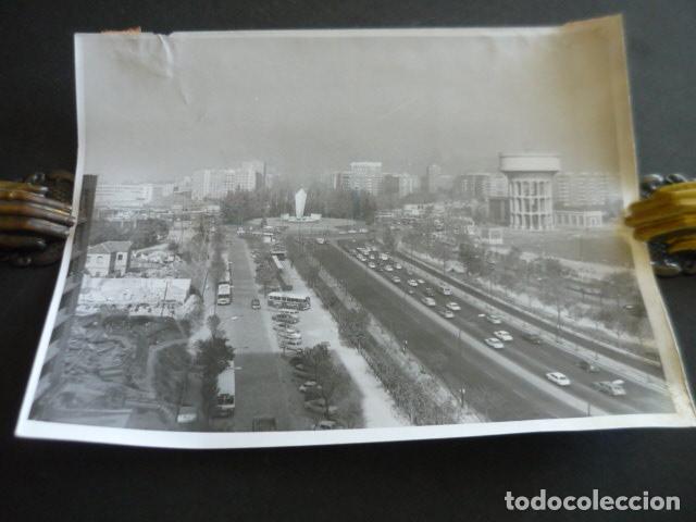 Alte Fotografie: MADRID PLAZA DE CASTILLA ANTIGUA FOTOGRAFIA ORIGINAL 18 X 24 CM