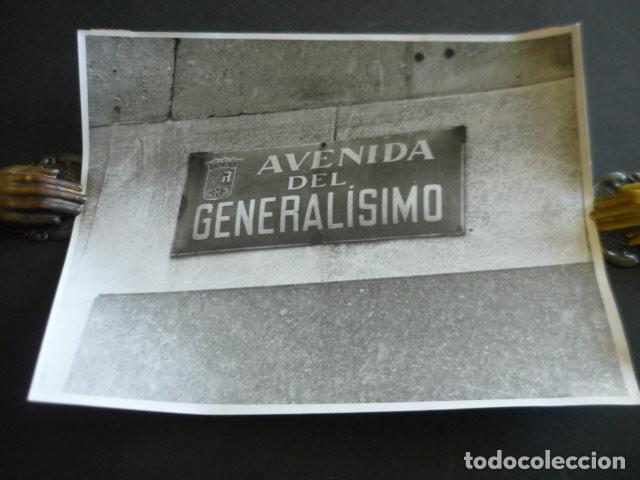 Alte Fotografie: MADRID AVENIDA DEL GENERALISIMO ANTIGUA FOTOGRAFIA ORIGINAL 18 X 24 CM