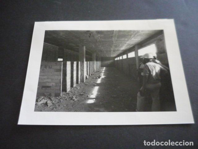 Photographie ancienne: NANCLARES DE OCA ALAVA CONSTRUCCION PRISION DE SEGURIDAD ANTIGUA FOTOGRAFIA ORIGINAL 24 X 18 CM