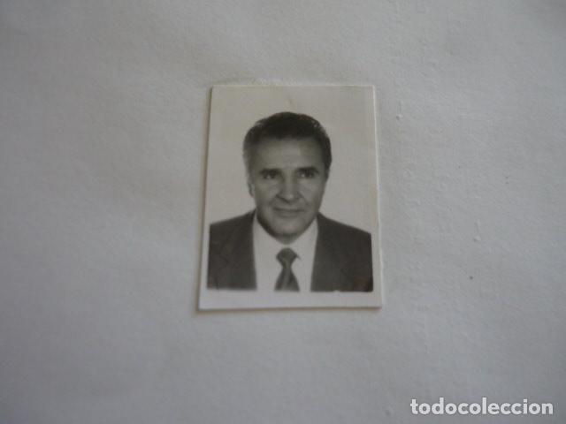 Photographie ancienne: RAFAEL ESCAMILLA PERIODISTA AUTOMOVILISMO ANTIGUA FOTOGRAFIA ORIGINAL 3 X 4 CM