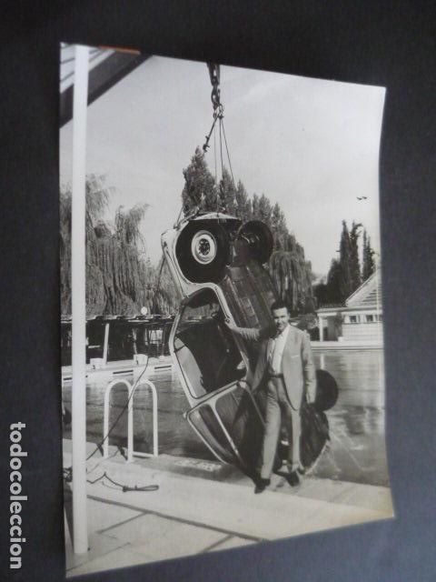 Fotografia antiga: RAFAEL ESCAMILLA PERIODISTA AUTOMOVILISMO ANTIGUA FOTOGRAFIA ORIGINAL 24 X 18 CM