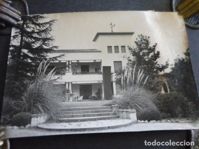 Fotografia antiga: MADRID EL PLANTIO RESIDENCIA REYES DE BELGICA ANTIGUA FOTOGRAFIA ORIGINAL 18 X 12 CM
