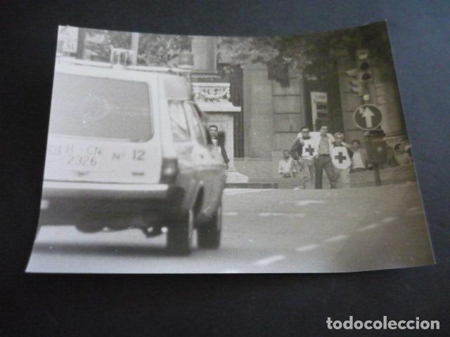 Fotografia antica: BARCELONA ASALTO AL BANCO CENTRAL ANTIGUA FOTOGRAFIA ORIGINAL 24 X 18 CM