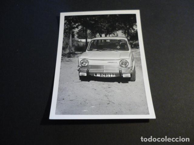 Fotografia antiga: AUTOMOVIL SIMCA 1000 ANTIGUA FOTOGRAFIA 7,5 X 10,5 CM