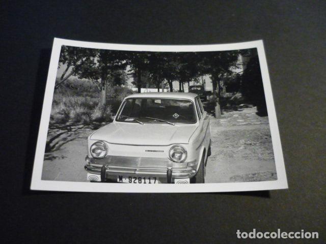 Fotografia antiga: AUTOMOVIL SIMCA 1000 ANTIGUA FOTOGRAFIA 7,5 X 10,5 CM