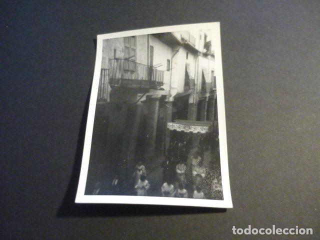 Fotografia antiga: MORELLA CASTELLON PROCESION ANTIGUA FOTOGRAFIA 7,5 X 10,5 CM