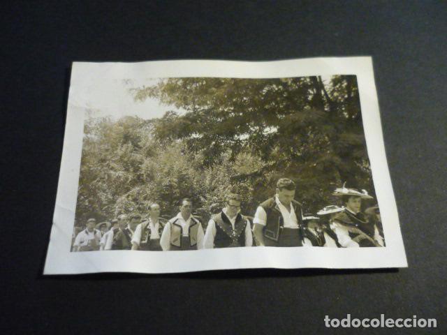 Alte Fotografie: MADRID FIESTA CENTRO GALLEGO ANTIGUA FOTOGRAFIA 7,5 X 10,5 CM