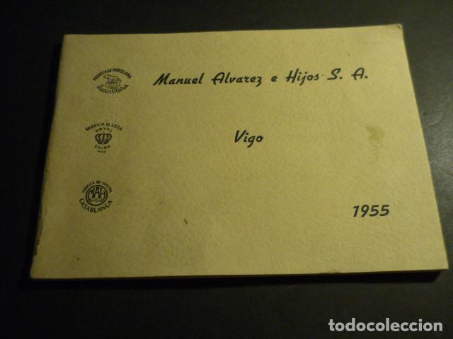 Alte Fotografie: VIGO PONTEVEDRA MANUEL ALVAREZ E HIJOS FABRICA DE PORCELANA LOZA Y CRISTAL CATALOGO PRECIOS 1955