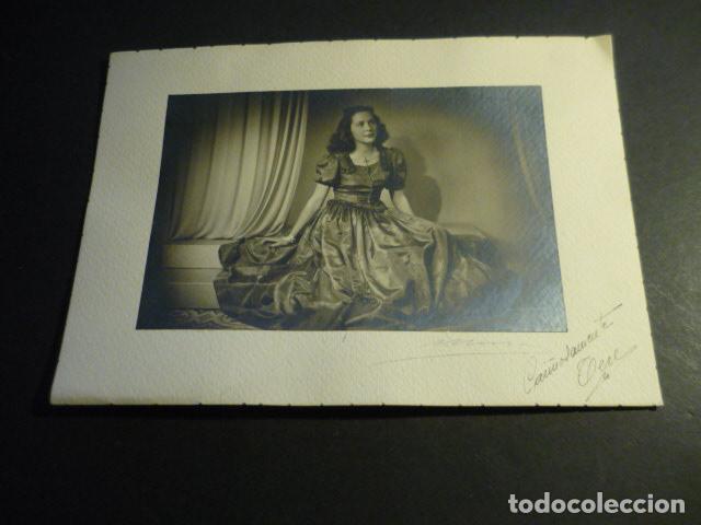 Fotografia antiga: GUADALAJARA RETRATO DE MUJER MARI FOTOGRAFO 17 X 24 CM