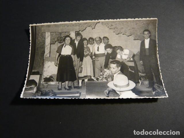 Photographie ancienne: GRANADA AGRUPACION LIRICA MAESTRO ALONSO REPRESENTACION TEATRAL ANTIGUA FOTOGRAFIA 9 X 14 CM