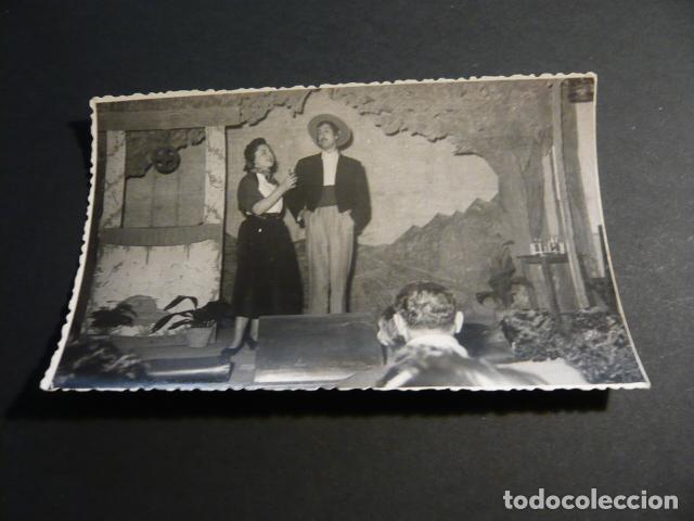 Alte Fotografie: GRANADA AGRUPACION LIRICA MAESTRO ALONSO REPRESENTACION ANTIGUA FOTOGRAFIA 9 X 14 CM