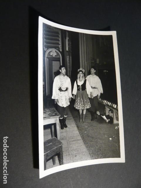 Antique Photography: GRANADA AGRUPACION LIRICA FRANCISCO ALONSO REPRESENTACION ANTIGUA FOTOGRAFIA 9 X 14 CM
