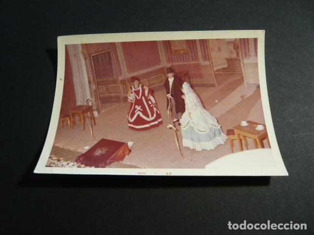 Antique Photography: GRANADA AGRUPACION LIRICA FRANCISCO ALONSO REPRESENTACION ANTIGUA FOTOGRAFIA 9 X 14 CM