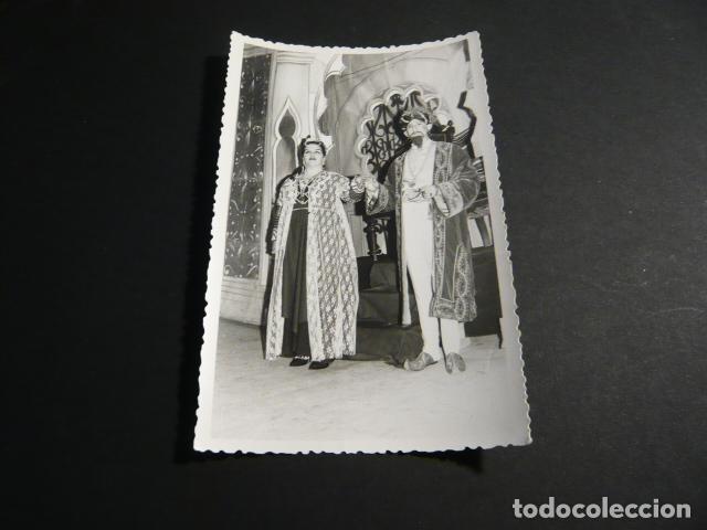 Antique Photography: GRANADA AGRUPACION LIRICA FRANCISCO ALONSO REPRESENTACION ANTIGUA FOTOGRAFIA 9 X 14 CM
