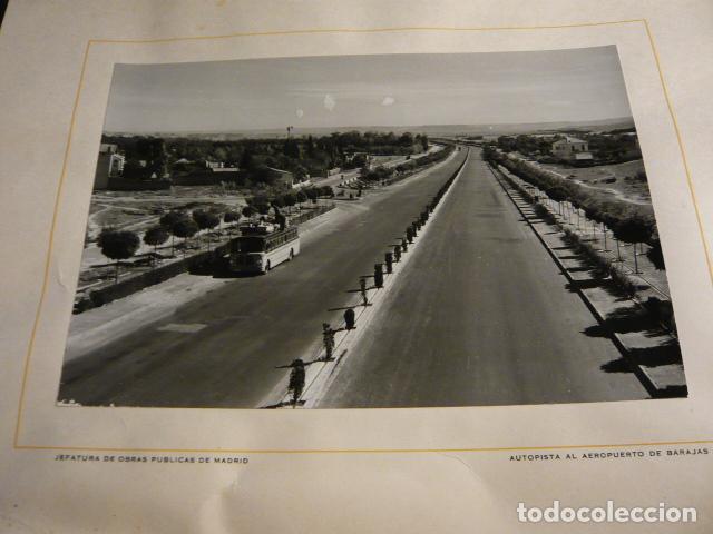 Alte Fotografie: MADRID AUTOPISTA AL AEROPUERTO DE BARAJAS ANTIGUA FOTOGRAFIA 13 X 18 CM