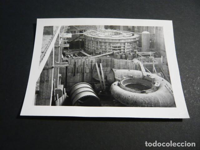 Fotografia antica: SALTO DE COFRENTES VALENCIA SOCIEDAD HIDROELECTRICA ESPA&Ntilde;OLA CONSTRUCCION ANTIGUA FOTOGRAFIA 7 X 10
