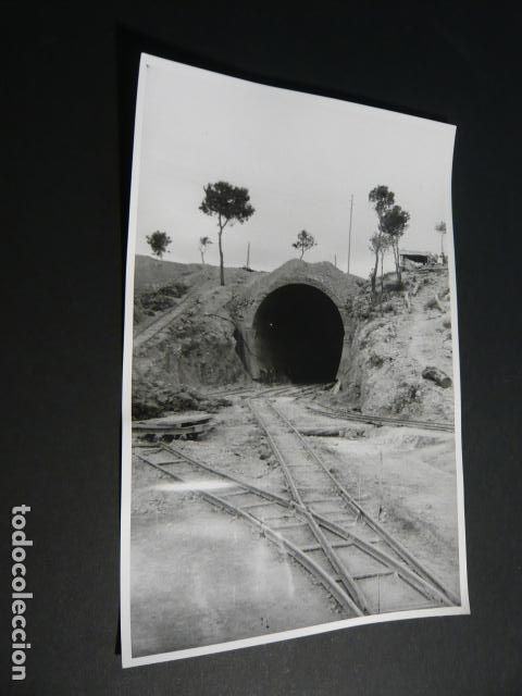 Photographie ancienne: SALTO DE COFRENTES VALENCIA SOCIEDAD HIDROELECTRICA ESPA&Ntilde;OLA CONSTRUCCION ANTIGUA FOTOGRAFIA 12 X 18