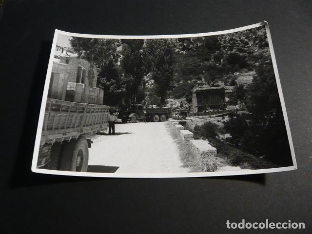 Alte Fotografie: SALTO DE COFRENTES VALENCIA SOCIEDAD HIDROELECTRICA ESPA&Ntilde;OLA CONSTRUCCION ANTIGUA FOTOGRAFIA 12 X 18
