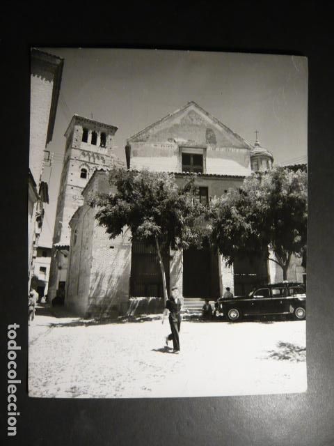 Fotograf&iacute;a antigua: TOLEDO IGLESIA DE SANTO TOME ANTIGUA FOTOGRAFIA 21 X 25,5 CM