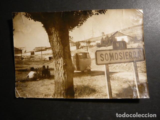 Alte Fotografie: SOMOSIERRA MADRID ANTIGUA FOTOGRAFIA 12 X 18 CM