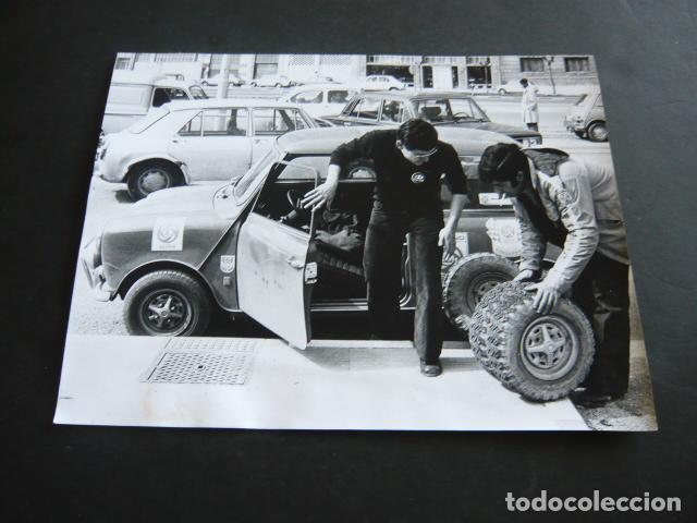 Alte Fotografie: ALBERTO MALLO CORREDOR AUTOMOVILISMO ANTIGUA FOTOGRAFIA 18 X 24 CM