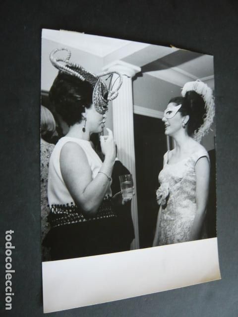 Antique Photography: MADRID CENA DE GALA CONDES DE VILLA AMENA CONDESA DE VALMASEDA ANTIGUA FOTOGRAFIA 18 X 24 CM