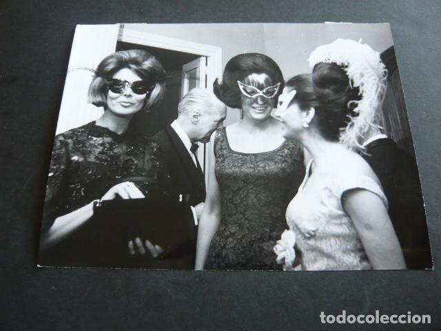 Fotograf&iacute;a antigua: MADRID CENA DE GALA CONDES DE VILLA AMENA ANTIGUA FOTOGRAFIA 18 X 24 CM