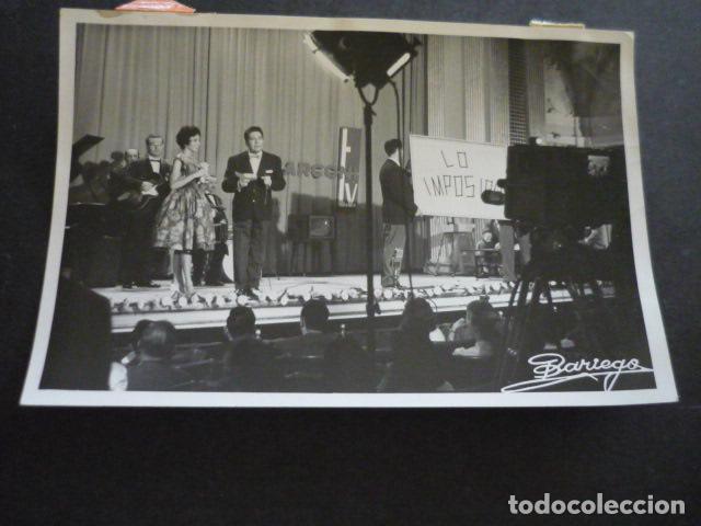 Fotograf&iacute;a antigua: MADRID CONCURSO MARCONI HACIA LA FAMA TELEVISION ESPA&Ntilde;OLA ANTIGUA FOTOGRAFIA ORIGINAL 12 X 18 CM
