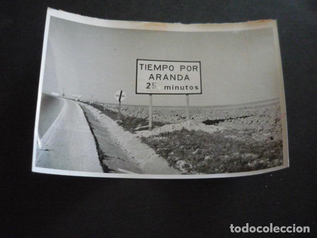 Fotograf&iacute;a antigua: ARANDA DE DUERO BURGOS CARRETERA ANTIGUA FOTOGRAFIA ORIGINAL 12 X 18 CM