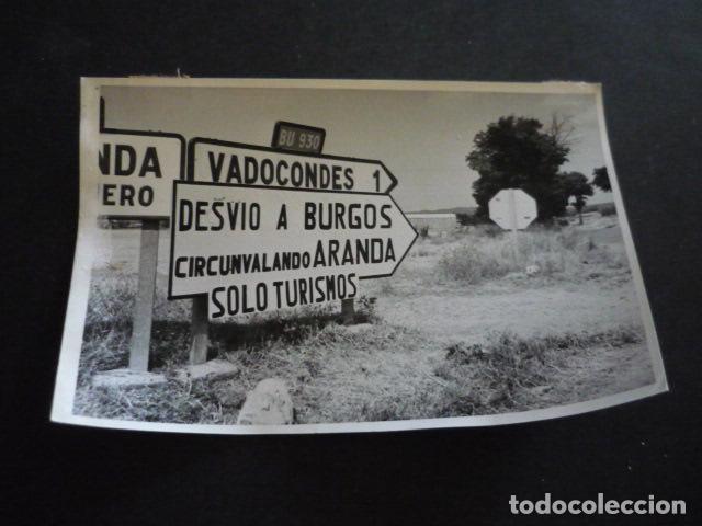 Fotograf&iacute;a antigua: ARANDA DE DUERO BURGOS CARRETERA ANTIGUA FOTOGRAFIA ORIGINAL 12 X 18 CM