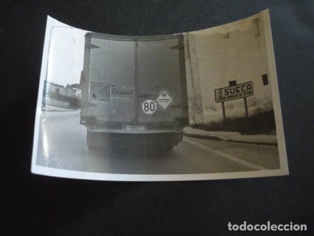 Fotograf&iacute;a antigua: SUECA VALENCIA CAMION EN CARRETERA ANTIGUA FOTOGRAFIA ORIGINAL 18 X 12 CM